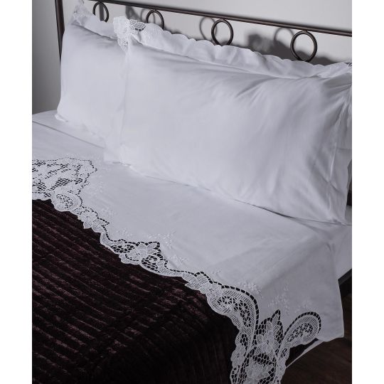 Silk Fashion ΧΕΙΡΟΠΟΙΗΤΟ ΚΗΠΟΥΡ ΣΕΝΤΟΝΙ 8376 ΤΕΣΣΑΡΩΝ ΤΕΜΑΧΙΩΝ (225CM X 270CM) ΛΕΥΚΟ