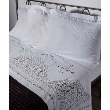 Silk Fashion ΧΕΙΡΟΠΟΙΗΤΟ ΠΛΕΚΤΟ ΣΕΝΤΟΝΙ 5088 ΤΕΣΣΑΡΩΝ ΤΕΜΑΧΙΩΝ (225CM X 270CM) ΛΕΥΚΟ Silk Fashion ΧΕΙΡΟΠΟΙΗΤΟ ΠΛΕΚΤΟ ΣΕΝΤΟΝΙ 5088 ΤΕΣΣΑΡΩΝ ΤΕΜΑΧΙΩΝ (225CM X 270CM) ΛΕΥΚΟ