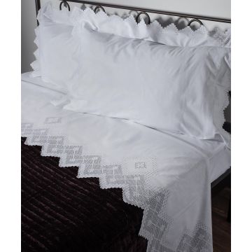 Silk Fashion ΧΕΙΡΟΠΟΙΗΤΟ ΣΕΝΤΟΝΙ 712 ΦΙΛΤΙΡΕ ΤΕΣΣΑΡΩΝ ΤΕΜΑΧΙΩΝ (225CM X 270CM) ΛΕΥΚΟ Silk Fashion ΧΕΙΡΟΠΟΙΗΤΟ ΣΕΝΤΟΝΙ 712 ΦΙΛΤΙΡΕ ΤΕΣΣΑΡΩΝ ΤΕΜΑΧΙΩΝ (225CM X 270CM) ΛΕΥΚΟ