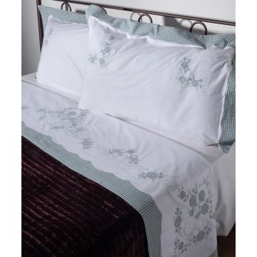 Silk Fashion ΧΕΙΡΟΠΟΙΗΤΟ ΣΕΝΤΟΝΙ 644-1 ΤΡΙΩΝ ΤΕΜΑΧΙΩΝ (225CM X 270CM) ΠΡΑΣΙΝΟ Silk Fashion ΧΕΙΡΟΠΟΙΗΤΟ ΣΕΝΤΟΝΙ 644-1 ΤΡΙΩΝ ΤΕΜΑΧΙΩΝ (225CM X 270CM) ΠΡΑΣΙΝΟ
