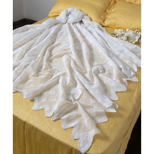 Χειροποίητη πλεκτή κουβέρτα 187 (225cm x 250cm) της Silk Fashion