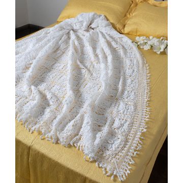 Χειροποίητη πλεκτή κουβέρτα 4452 (225cm x 250cm) της Silk Fashion