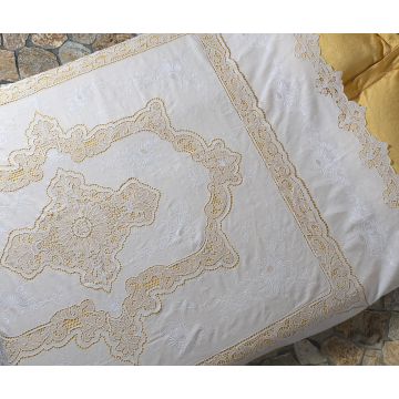 Χειροποίητη λινή κουβέρτα 779 (245cm x 280cm) της Silk Fashion