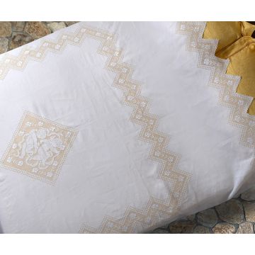 Χειροποίητη λινή κουβέρτα 274 (260cm x 280cm) της Silk Fashion