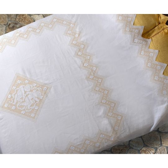 Χειροποίητη λινή κουβέρτα 274 (260cm x 280cm) της Silk Fashion