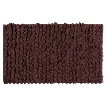 Silk Fashion Πατάκι μπάνιου γαριδάκι (50cm x 80cm) καφέ