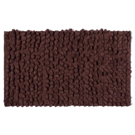 Silk Fashion Πατάκι μπάνιου γαριδάκι (50cm x 80cm) καφέ