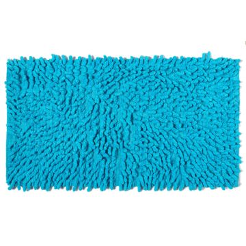 Silk Fashion Πατάκι μπάνιου γαριδάκι (50cm x 80cm) σιέλ