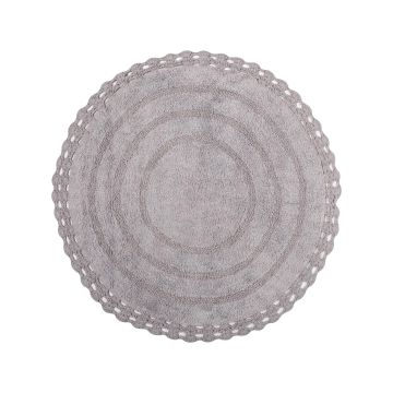 Silk Fashion Πατάκι στρογγυλό ( 70cm ) linen