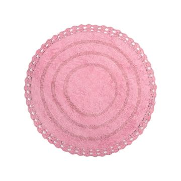 Silk Fashion Πατάκι στρογγυλό ( 70cm ) linen