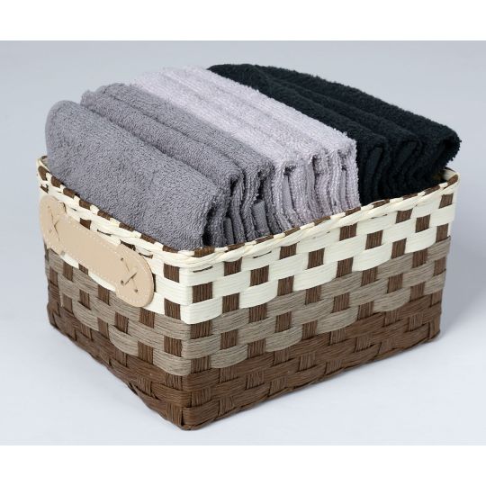 Silk Fashion Σετ λαβέτες 9 τεμάχια (30cm x 30cm) γκρί