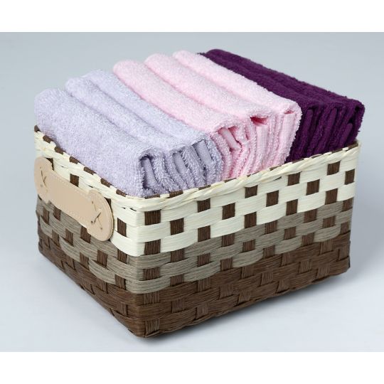 Silk Fashion Σετ λαβέτες 9 τεμάχια (30cm x 30cm) μώβ