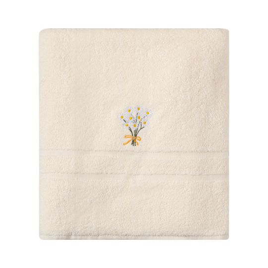Silk Fashion Πετσέτα Σώματος ( 100cm x 150cm ) Ivory Χαμομήλι
