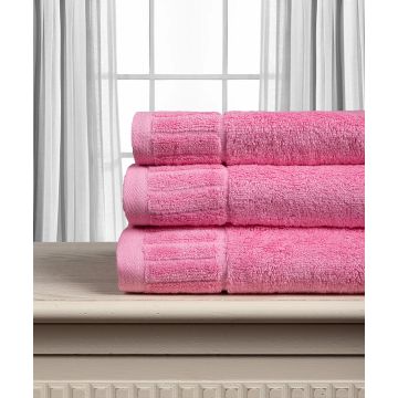 Silk Fashion Βαμβακερή πετσέτα ΜΕΛΩΔΙΑ 600gsm (40cm x 60cm) pink