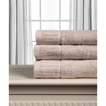 Silk Fashion Βαμβακερή πετσέτα ΜΕΛΩΔΙΑ 600gsm (50cm x 100cm) beige