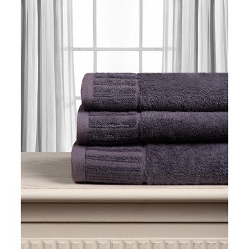 Silk Fashion Βαμβακερή πετσέτα ΜΕΛΩΔΙΑ 600gsm (50cm x 100cm) grey