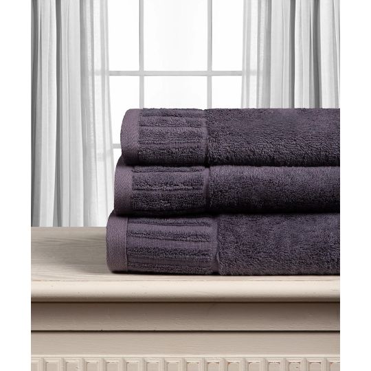 Silk Fashion Βαμβακερή πετσέτα ΜΕΛΩΔΙΑ 600gsm (50cm x 100cm) grey