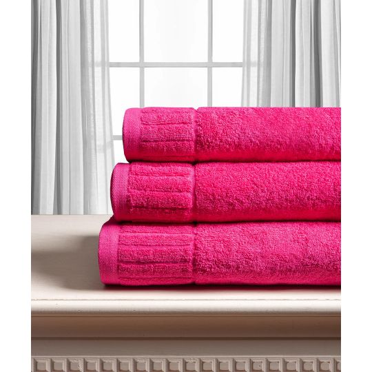 Silk Fashion Βαμβακερή πετσέτα ΜΕΛΩΔΙΑ 600gsm (40cm x 60cm) φούξια