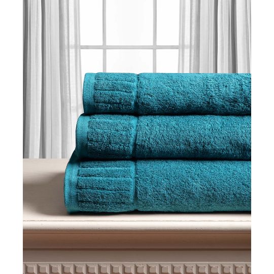 Silk Fashion Βαμβακερή πετσέτα ΜΕΛΩΔΙΑ 600gsm (50cm x 100cm) teal