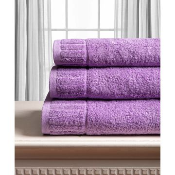 Silk Fashion Βαμβακερή πετσέτα ΜΕΛΩΔΙΑ 600gsm (75cm x 150cm) lila