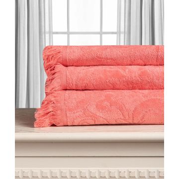 Βαμβακερή ζακάρ πετσέτα ALICIA 520gsm (80cm x 150cm) magenta της Silk Fashion 