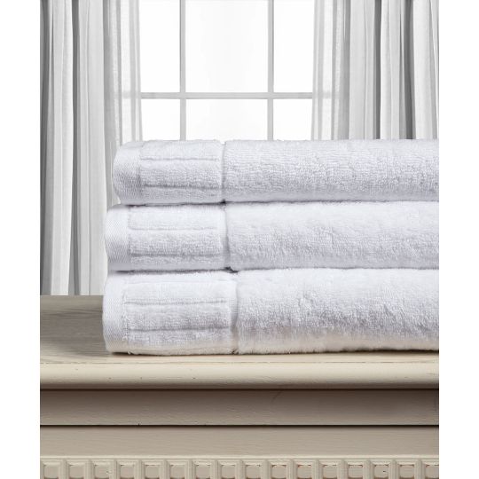 Βαμβακερή πετσέτα ΜΕΛΩΔΙΑ 600gsm (75cm x 150cm) white