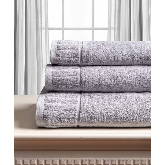 Βαμβακερή πετσέτα ΜΕΛΩΔΙΑ 600gsm (40cm x 60cm) light grey της Silk Fashion
