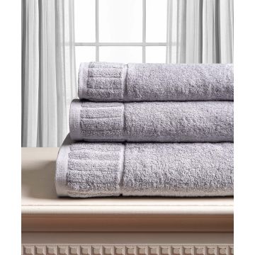Βαμβακερή πετσέτα ΜΕΛΩΔΙΑ 600gsm (75cm x 150cm) light grey της Silk Fashion