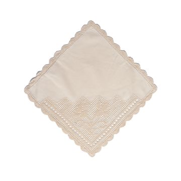 Πετσετάκια γωνίες 12 τεμάχια (33cm x 33cm) 7021 μπέζ Πετσετάκια γωνίες 12 τεμάχια (33cm x 33cm) 7021 μπέζ