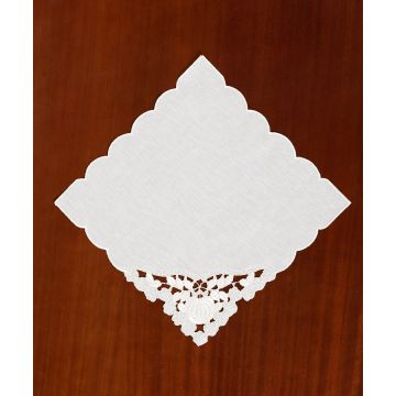 Πετσετάκια γωνίες 12 τεμάχια (30cm x 30cm) 224 Λευκό Πετσετάκια γωνίες 12 τεμάχια (30cm x 30cm) 224 Λευκό