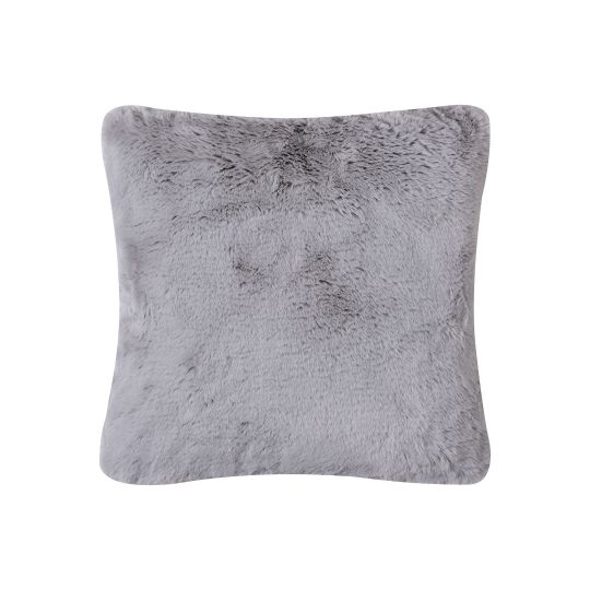 Silk Fashion ΜΑΞΙΛΑΡΟΘΗΚΗ RABBIT FUR ΜΕ ΓΕΜΙΣΗ (45cm x 45cm) ΓΚΡΙ