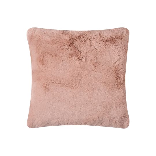 Silk Fashion ΜΑΞΙΛΑΡΟΘΗΚΗ RABBIT FUR ΜΕ ΓΕΜΙΣΗ (45cm x 45cm) PINK