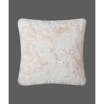 Silk Fashion ΜΑΞΙΛΑΡΟΘΗΚΗ RABBIT FUR ΜΕ ΓΕΜΙΣΗ (45cm x 45cm) IVORY