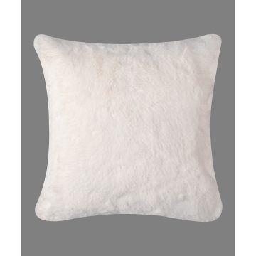 Silk Fashion ΜΑΞΙΛΑΡΟΘΗΚΗ RABBIT FUR (45cm x 45cm) IVORY