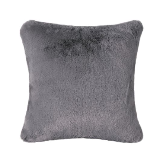 ΜΑΞΙΛΑΡΟΘΗΚΗ RABBIT FUR (45cm x 45cm) DARK GREY