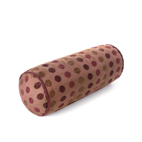 Silk Fashion Καραμέλα με γέμιση (40cm x 17cm) 602 πουά μελιτζανί