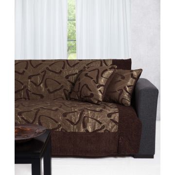 ΜΑΞΙΛΑΡΟΘΗΚΗ 11230 (45cm x 45cm) καφέ