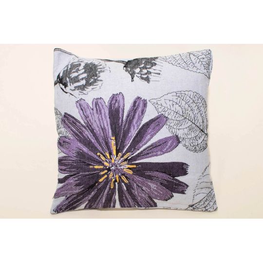 ΜΑΞΙΛΑΡΟΘΗΚΗ (45cm x 45cm) FLOWER PURPLE