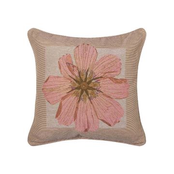 ΜΑΞΙΛΑΡΟΘΗΚΗ (45cm x 45cm) σενίλ λουλούδι1