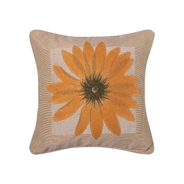 ΜΑΞΙΛΑΡΟΘΗΚΗ (45cm x 45cm) σενίλ λουλούδι2