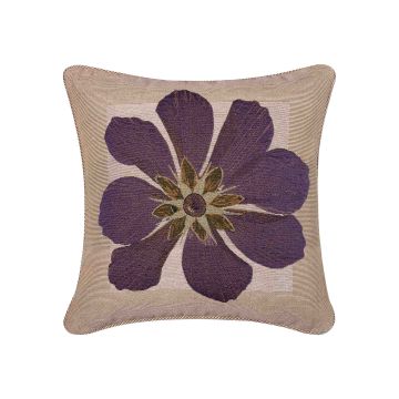 ΜΑΞΙΛΑΡΟΘΗΚΗ (45cm x 45cm) σενίλ λουλούδι5