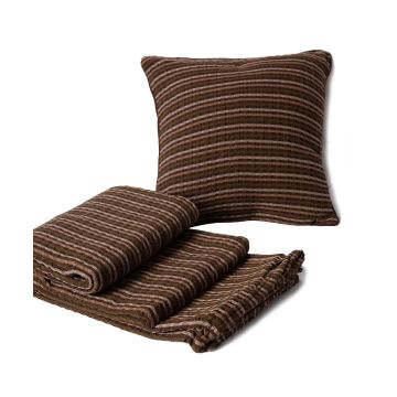 Silk Fashion ΜΑΞΙΛΑΡΟΘΗΚΗ  multisquare (45cm x 45cm) καφέ