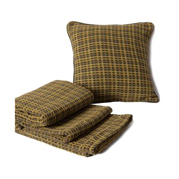 Silk Fashion ΜΑΞΙΛΑΡΟΘΗΚΗ  multisquare (45cm x 45cm) πράσινο