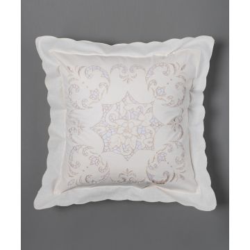 Silk Fashion Ζευγάρι μαξιλαροθήκες κοφτές (45cm x 45cm) snj127 μπέζ