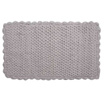 Silk Fashion ΠΑΤΑΚΙΑ πλεκτό (60cm x 100cm) γκρί