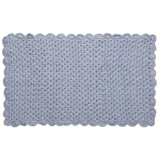 Silk Fashion ΠΑΤΑΚΙΑ πλεκτό (60cm x 100cm) σιέλ