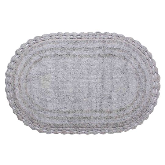 Silk Fashion ΠΑΤΑΚΙ oval (100cm x 160cm) γκρί