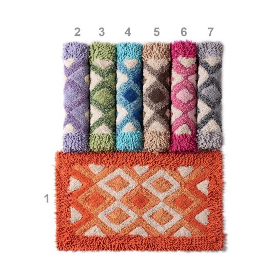 Silk Fashion ΠΑΤΑΚΙΑ ρόμβος (60cm x 100cm) σιέλ