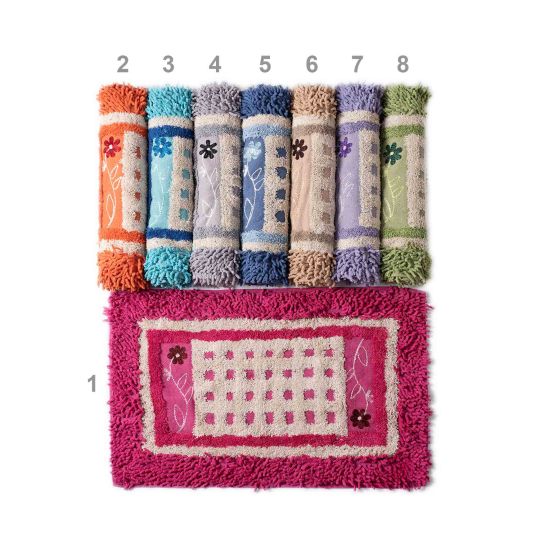 Silk Fashion ΠΑΤΑΚΙΑ λουλούδι (50cm x 80cm) γκρί