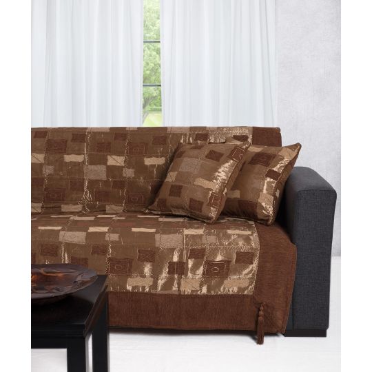 Silk Fashion ΡΙΧΤΑΡΙΑ 913 (180CM X 180CM / 180CM X 250CM / 180CM X 300CM) ΚΑΦΕ